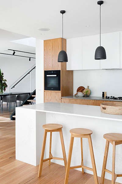 Modern living room interior design with stylish furniture